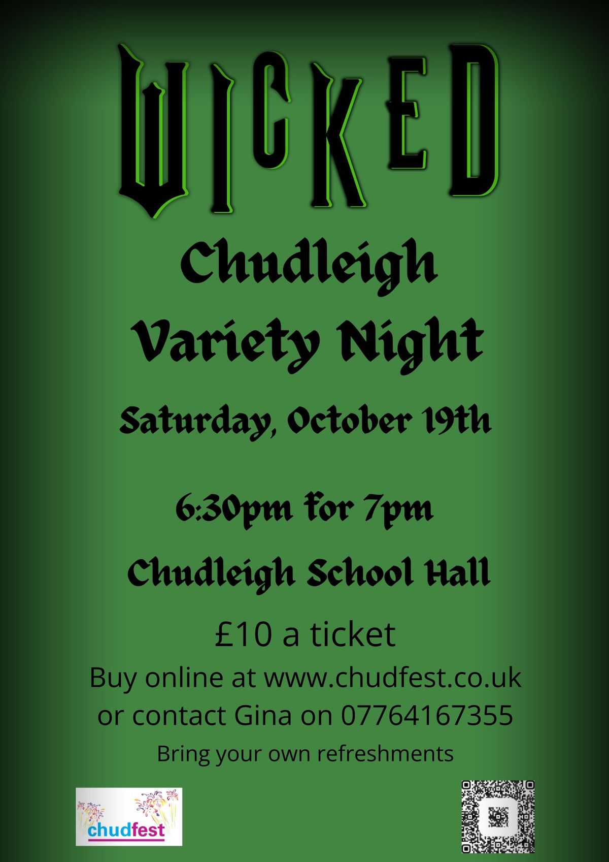 Chudleigh Annual Variety Night in aid of Chudleigh Xmas Lights