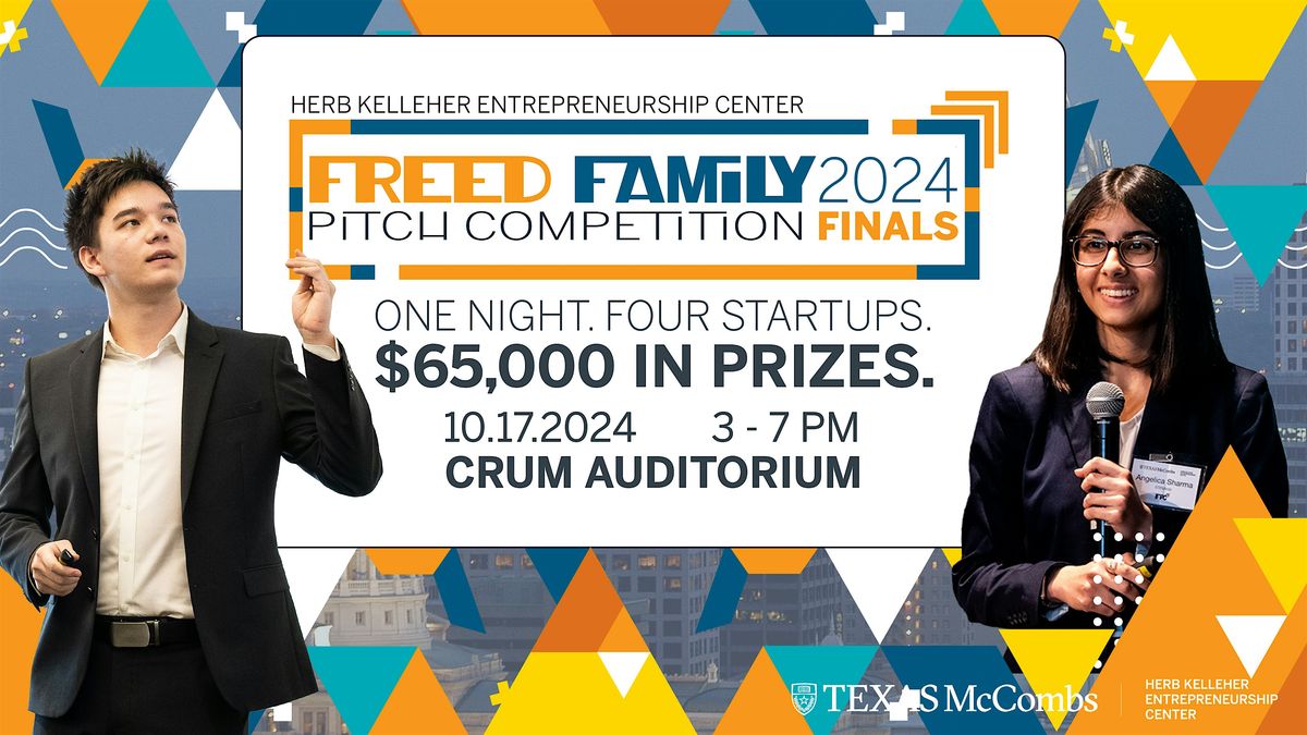 Freed Family Pitch Competition Finals 2024