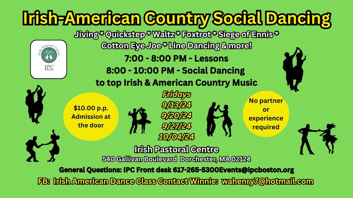 Irish-American Country Social Dancing