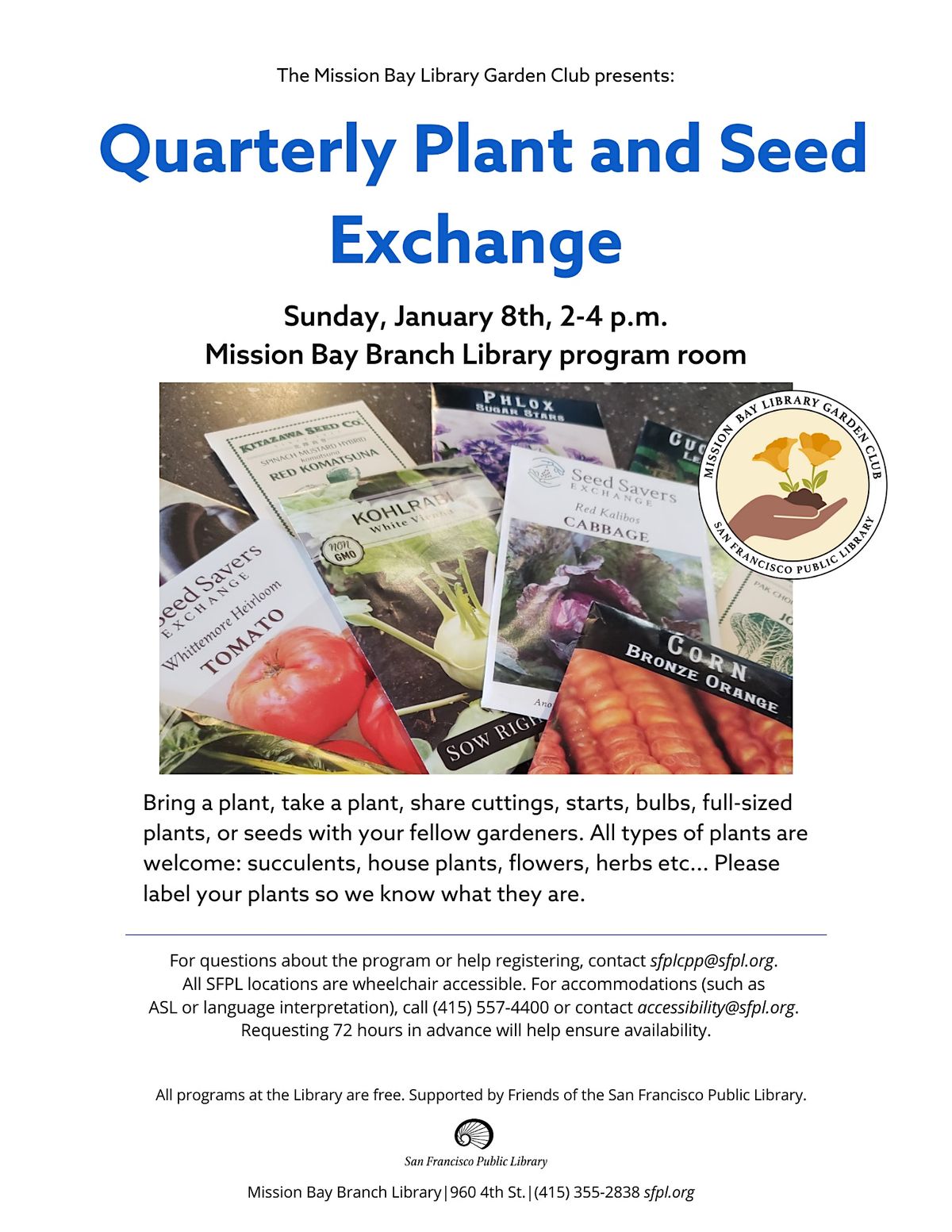 Quarterly Plant and Seed Exchange