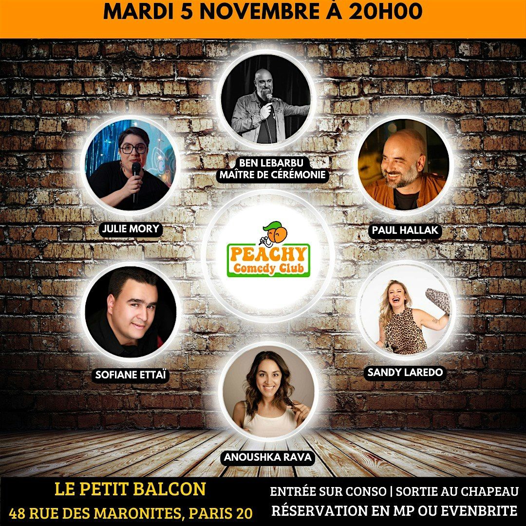 Soir\u00e9e Stand Up Peachy Comedy Club