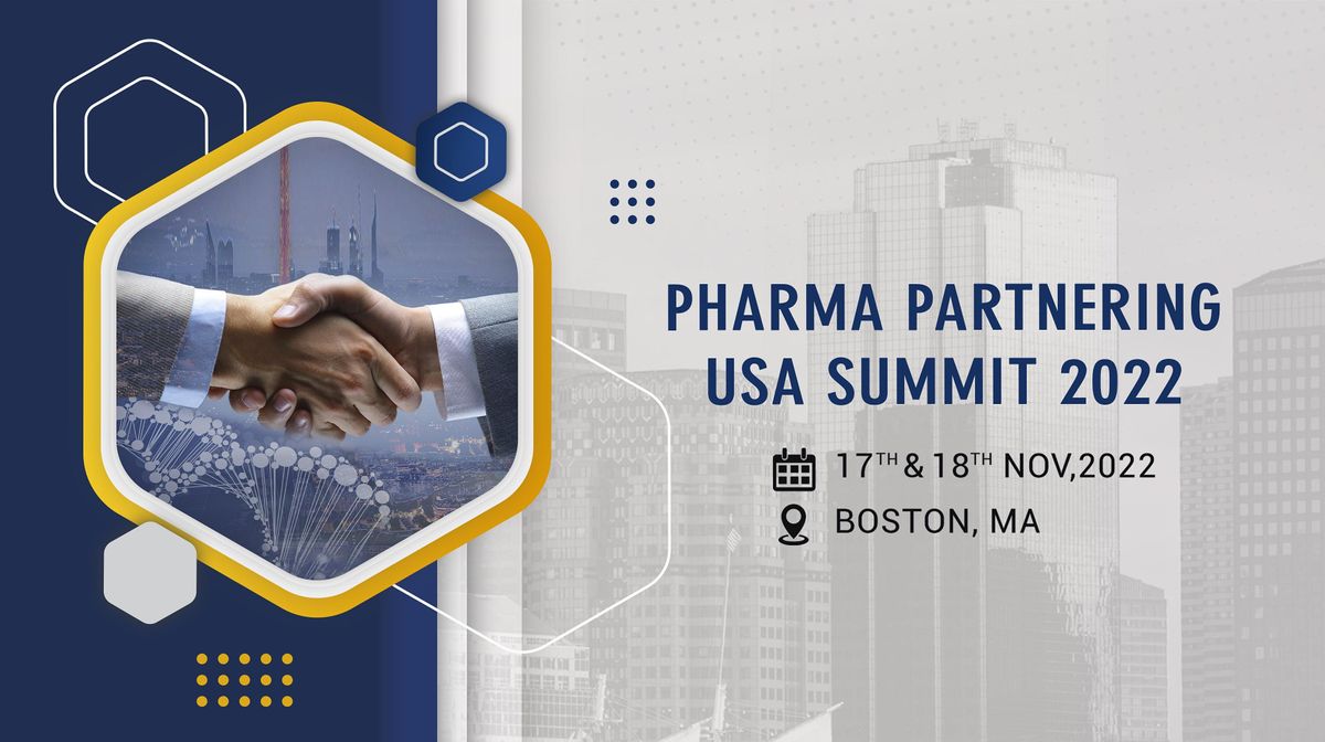 Pharma Partnering Summit, Boston, 17 November to 18 November