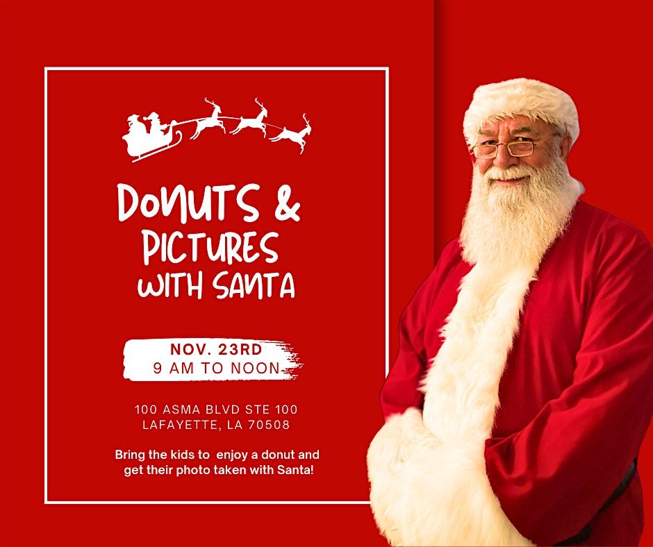 Pictures and Donuts with Santa