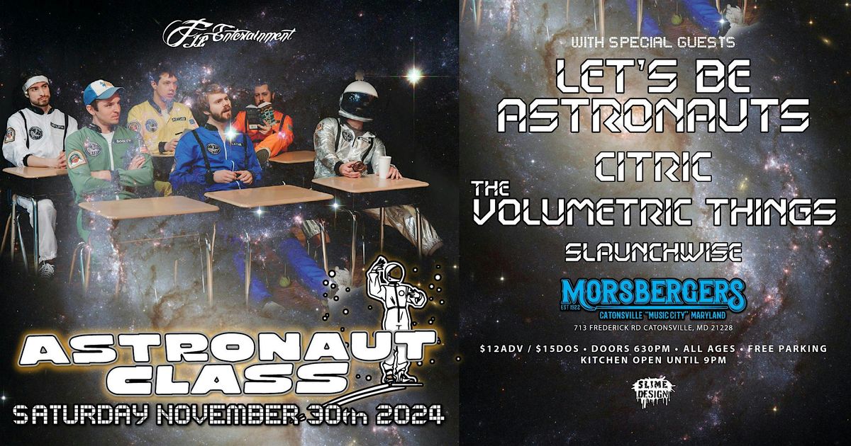 Morsberger's Tavern Presents, Astronaut Class Launch Party 2024