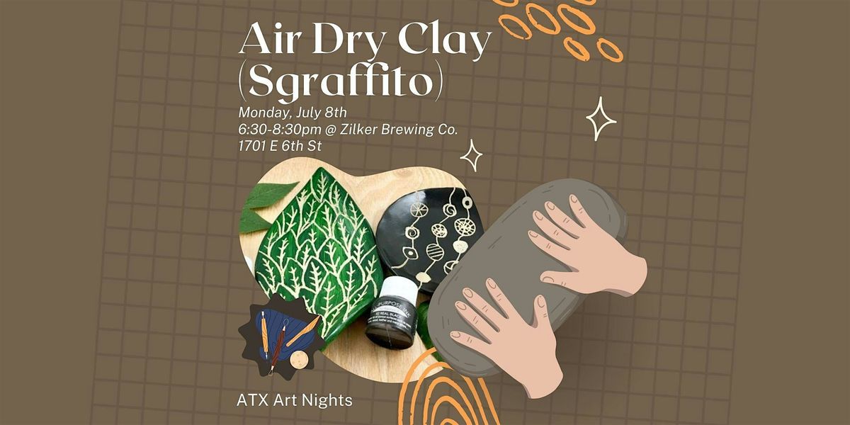 Air Dry Clay (Sgraffito)