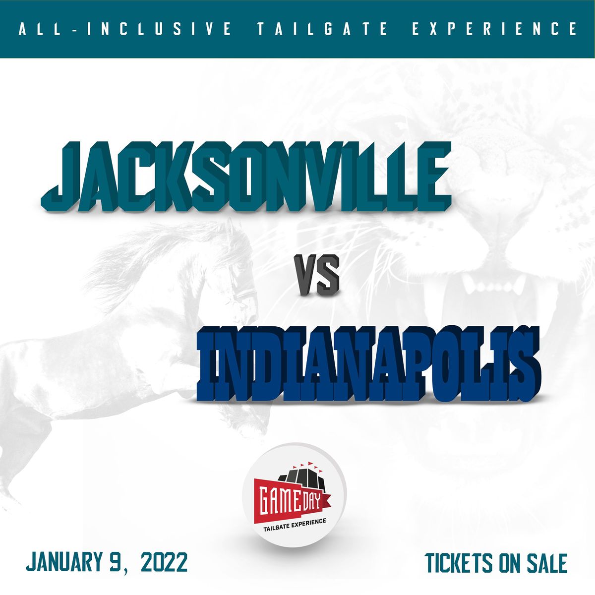 Jacksonville vs Indianapolis All-Inclusive Tailgate Experience