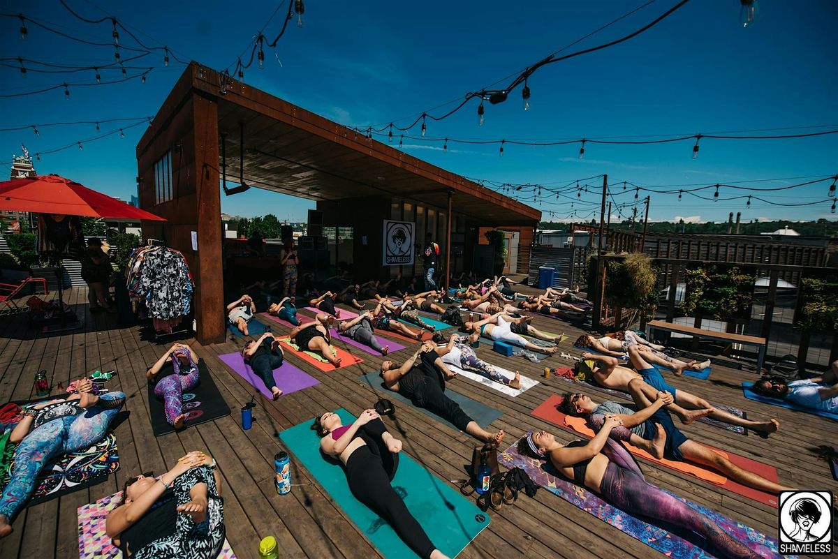 NW Fitness & Simply Shameless Present Rooftop Yoga @ Monkey Loft