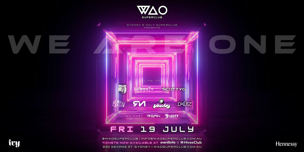 FRI 19 JUL - WAO SUPERCLUB @ IVY