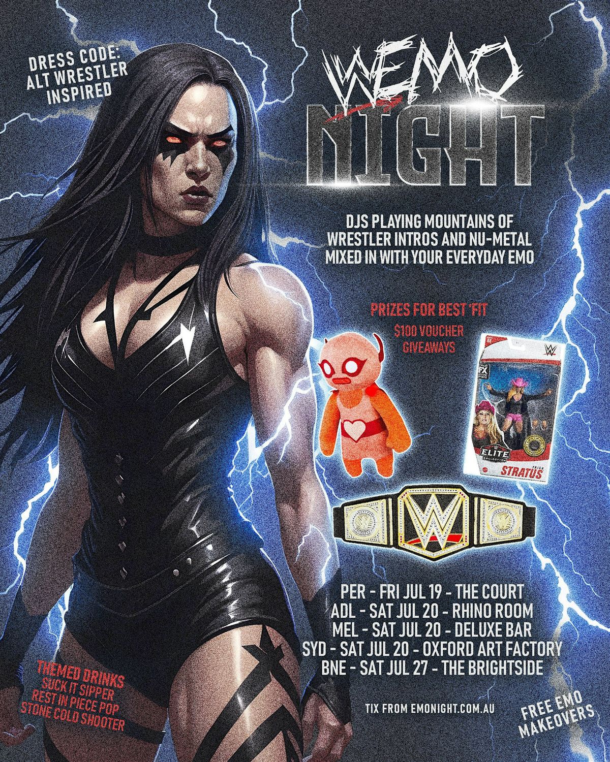 WWEMO Night Perth - July