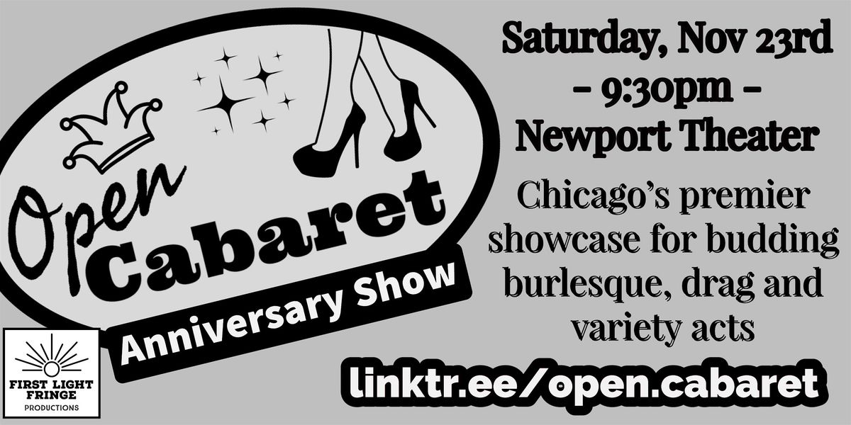 Open Cabaret: A Burlesque, Drag, and Variety Show for New Works