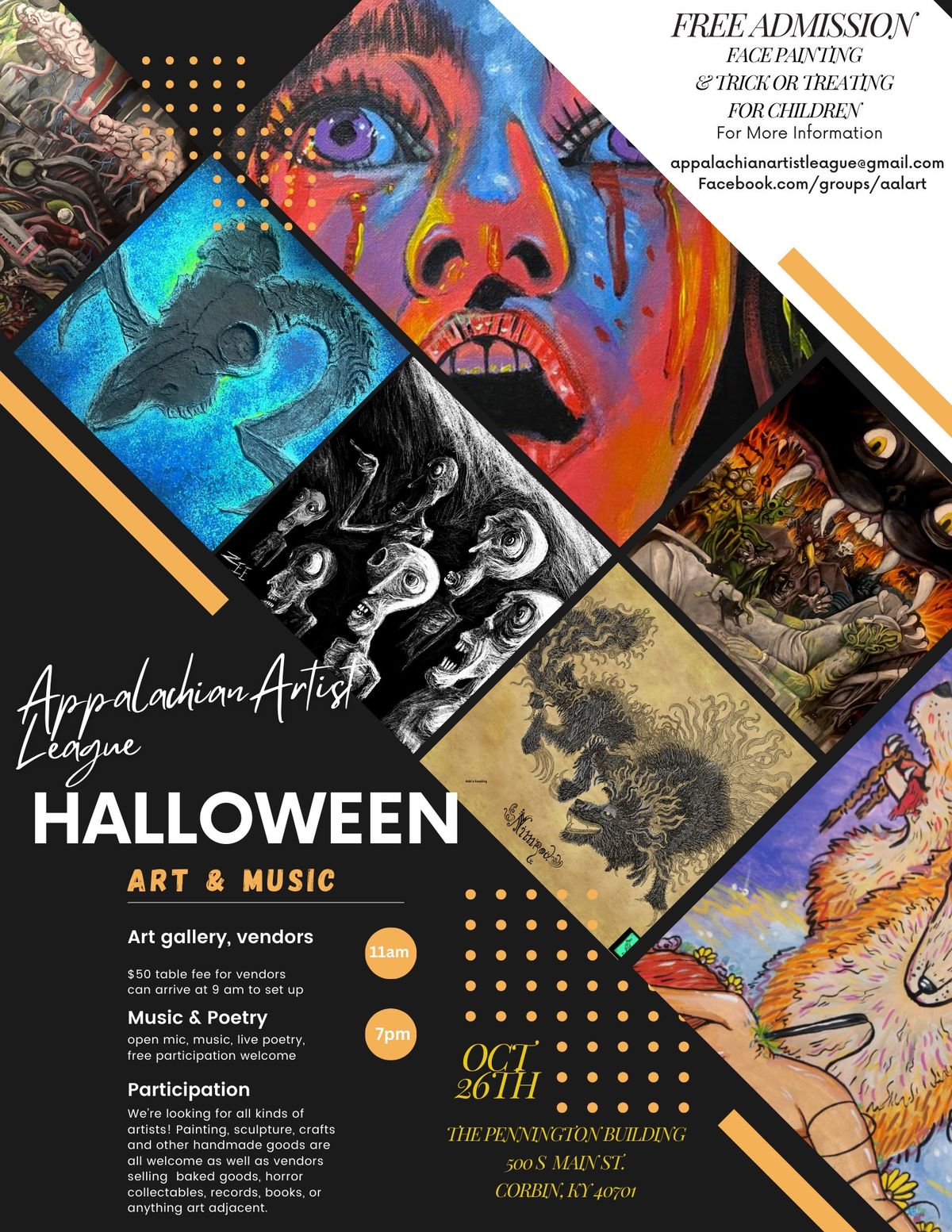 Appalachian Artists League Halloween