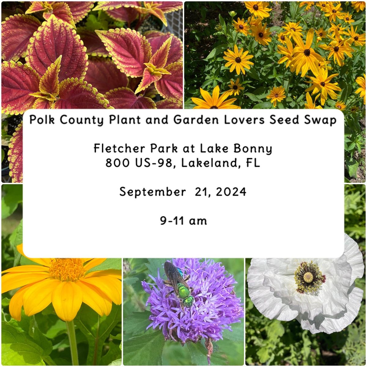 Polk County Plant and Garden Lovers Seed Swap