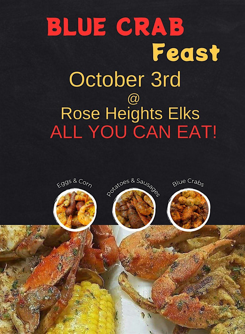 ALL YOU EAT BLUE CRAB FEAST