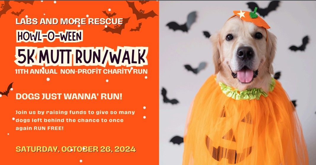 11th Annual Howl-O-Ween 5K Mutt Run\/Walk Packet Pickup