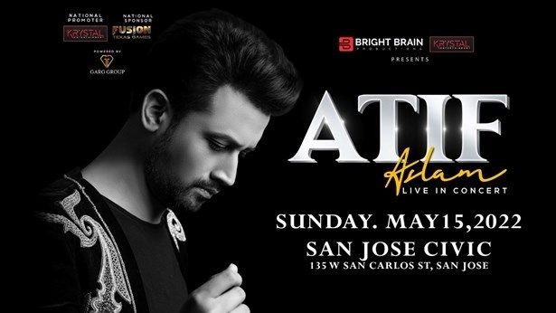 Atif Aslam Concert Live in Bay Area 2022, San Jose Civic, 15 May 2022