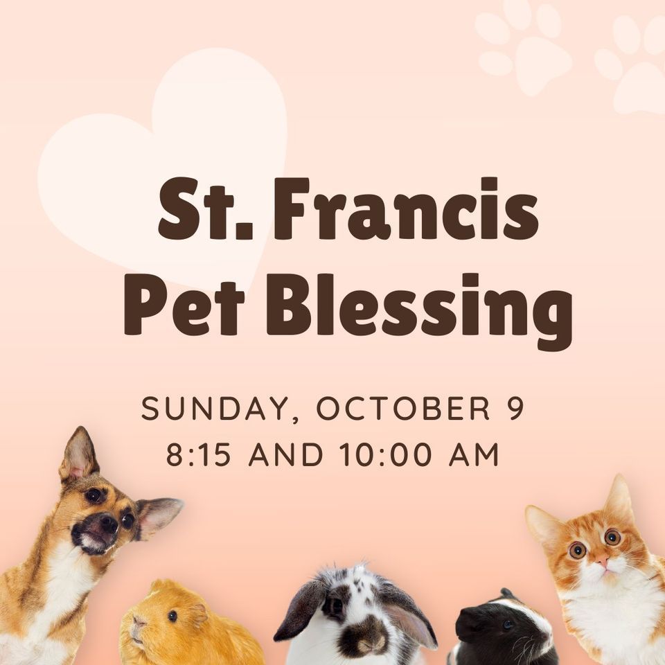 St. Francis Pet Blessing