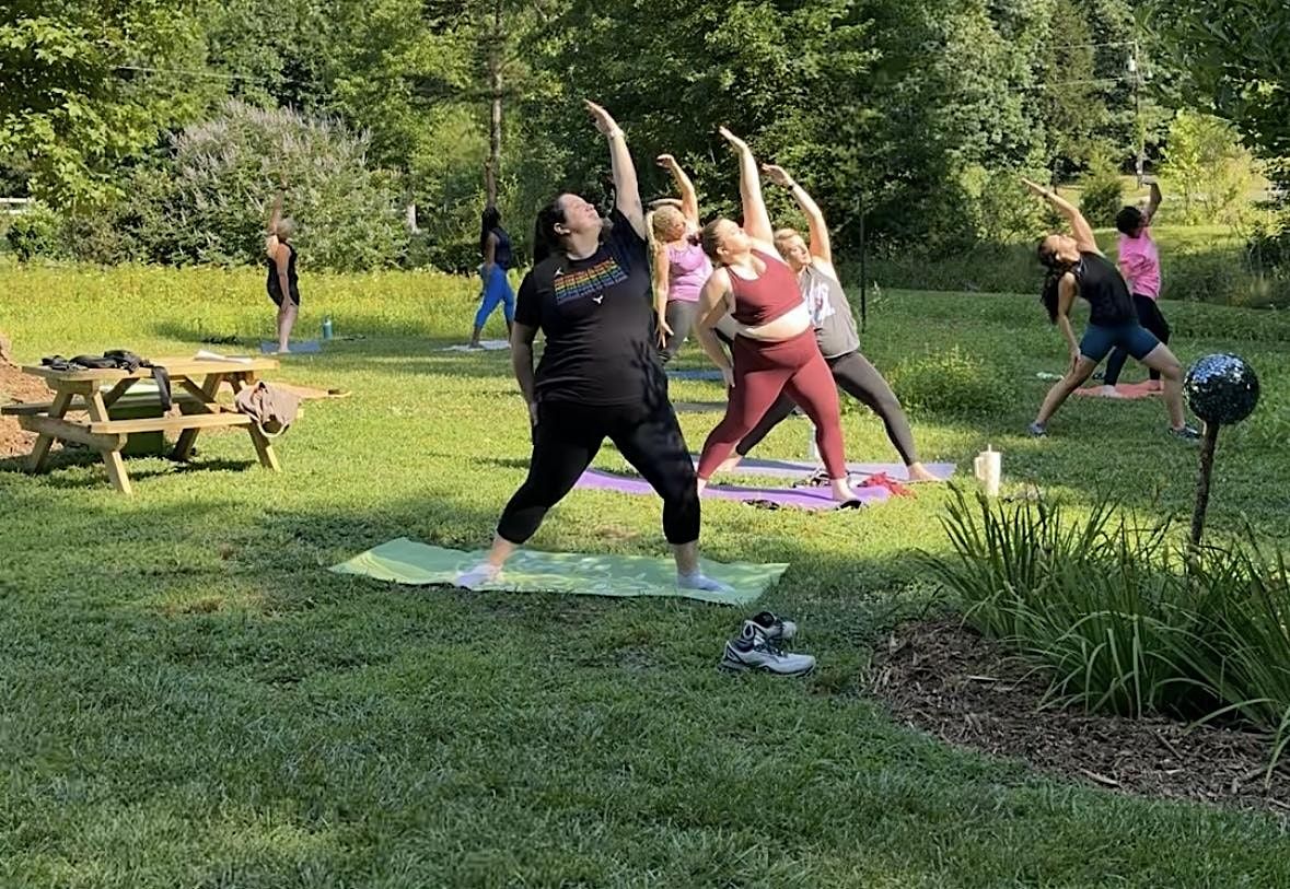 Yoga on the Flower Farm