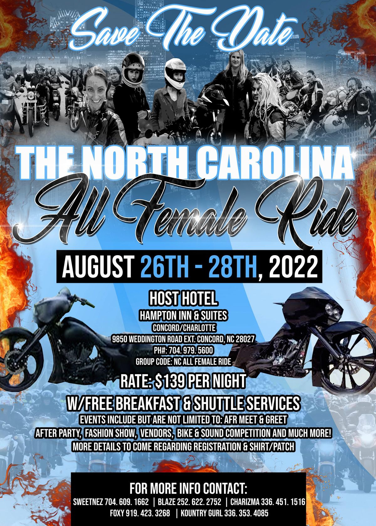 The North Carolina All Female Ride