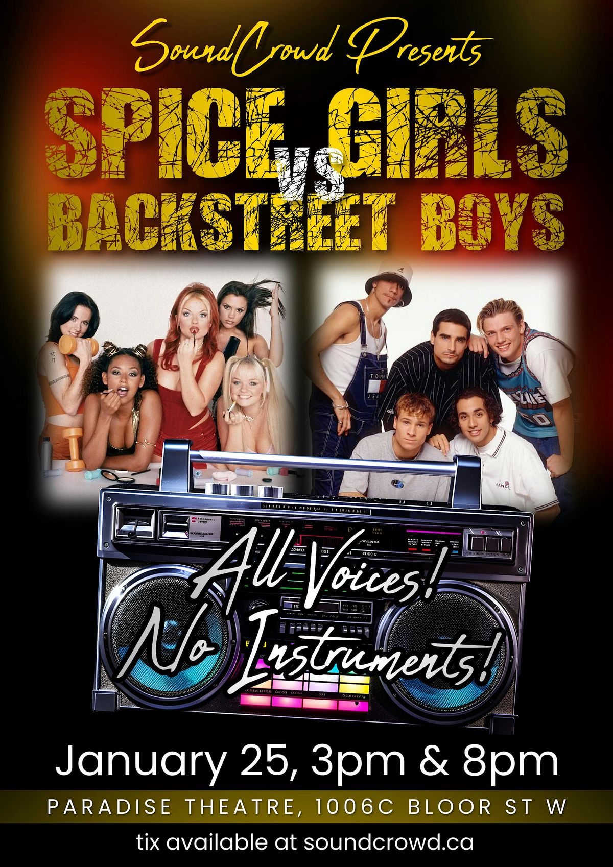 SoundCrowd presents: Spice Girls vs Backstreet Boys