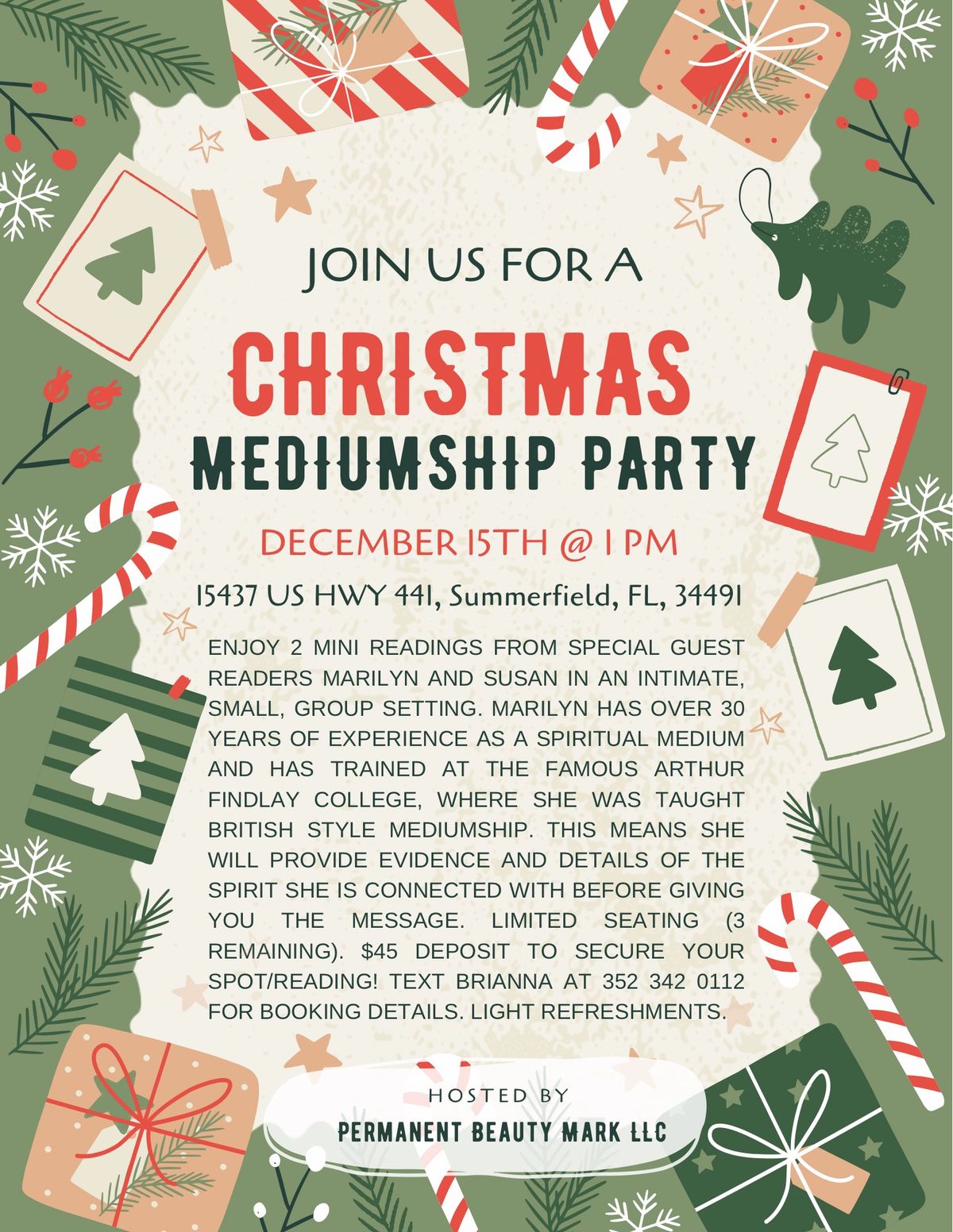 Christmas Mediumship Party