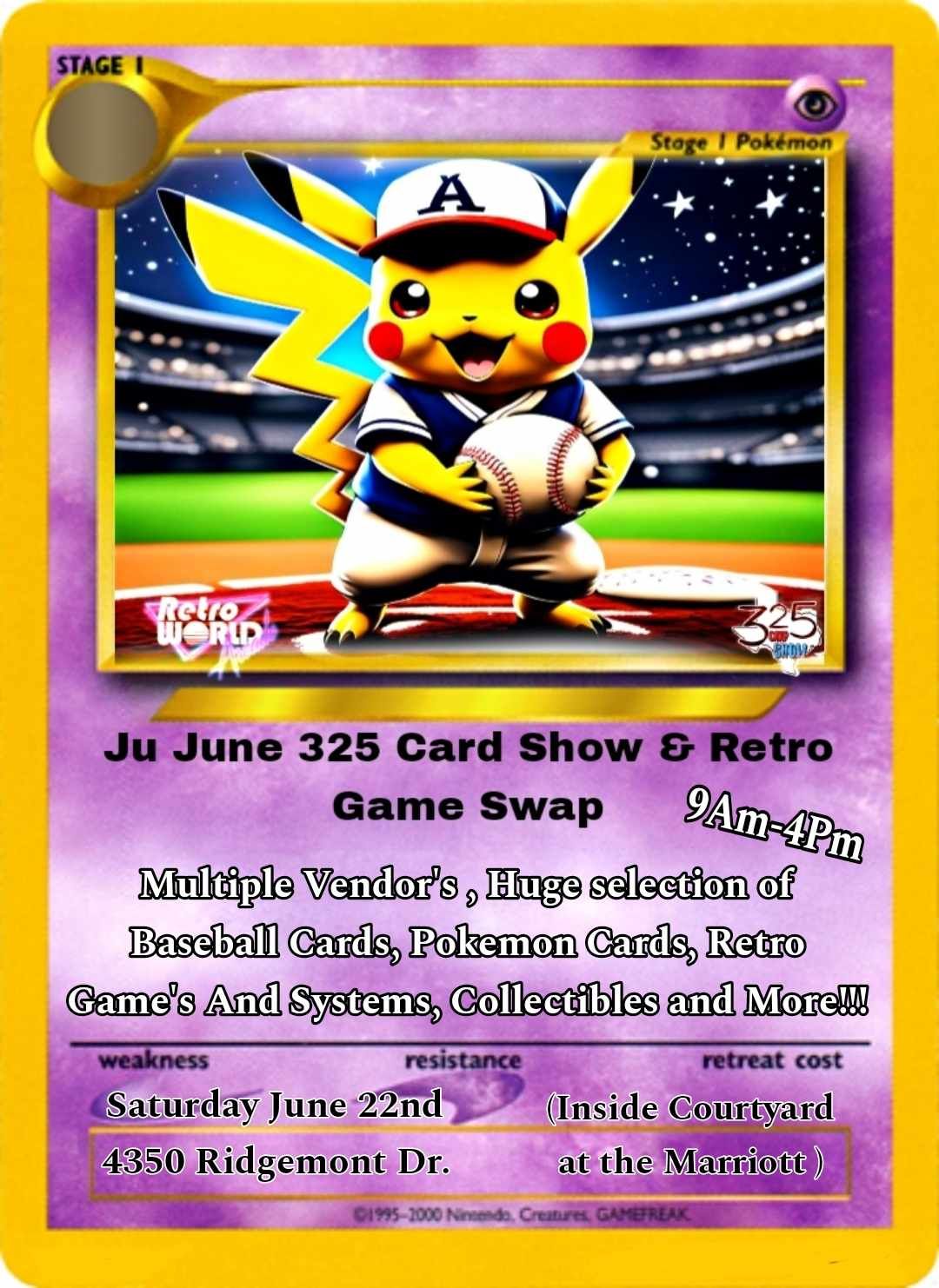 325 Card Show & Retro Game Swap