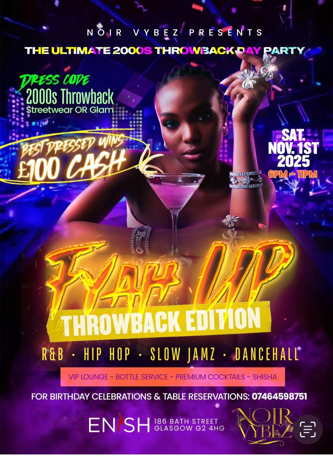 Noir Vybez; 2000s Throwback Day Party 