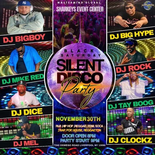 Black Saturday Silent Disco Party