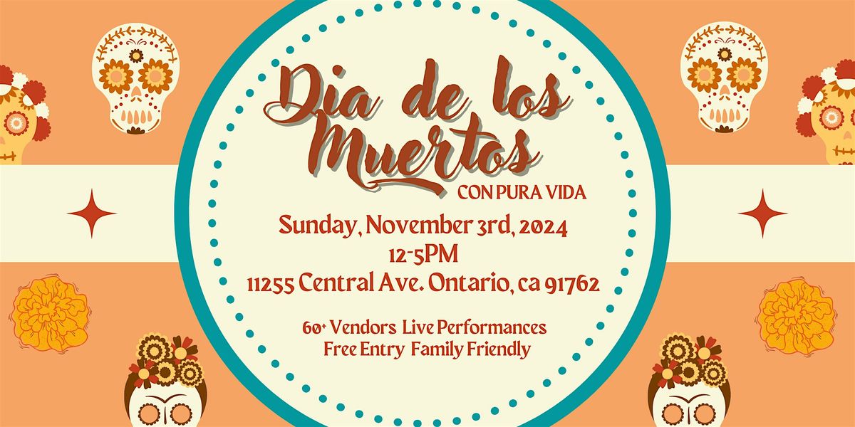 Pura Vida Market- Dia de los Muertos con Pura Vida