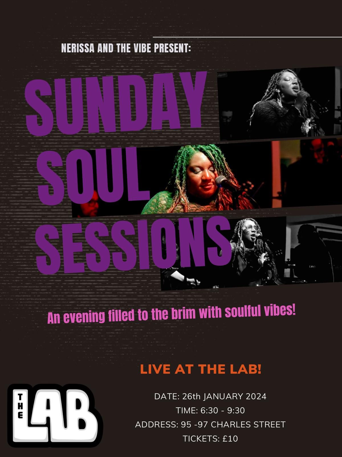 Sunday Soul Sessions with Nerissa & The Vibe!