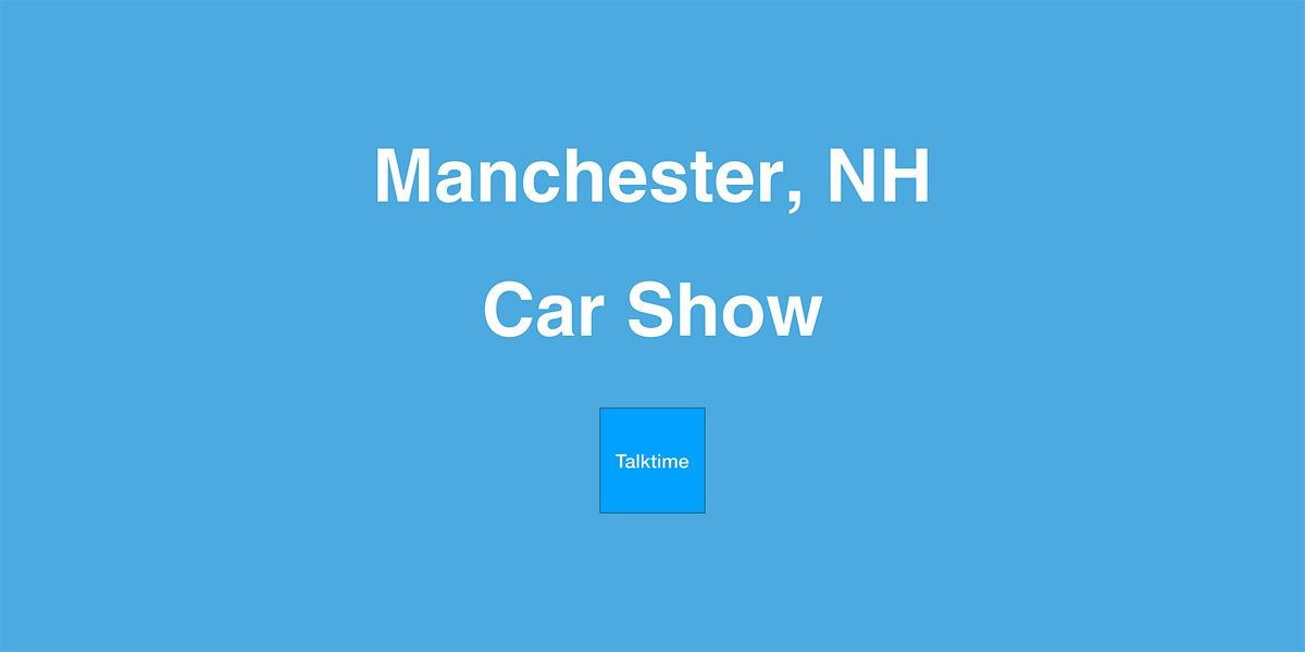 Car Show - Manchester