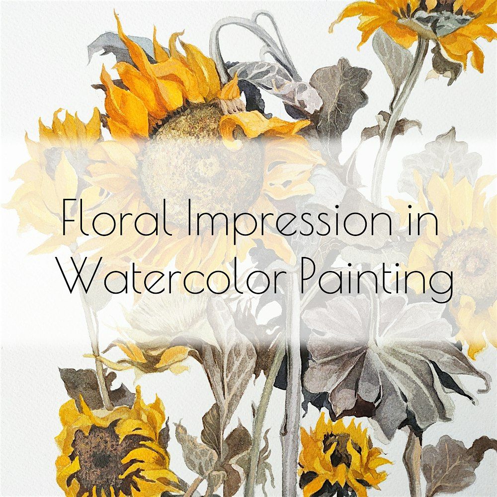 Floral Impression in Watercolor Painting
