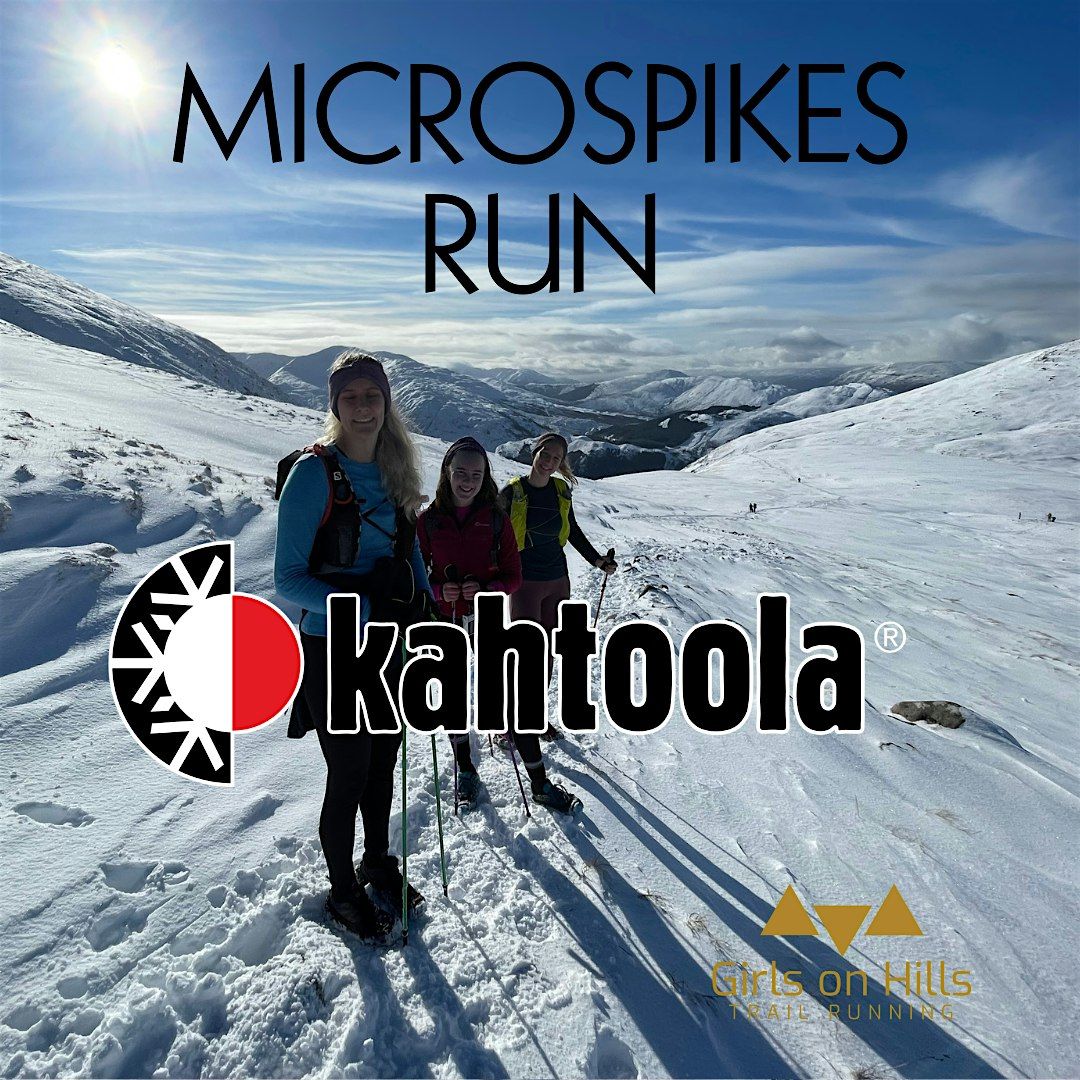 Microspikes Run - winter guided trail running adventure