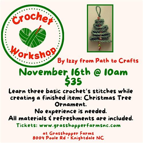 Crochet For Beginners Workshop