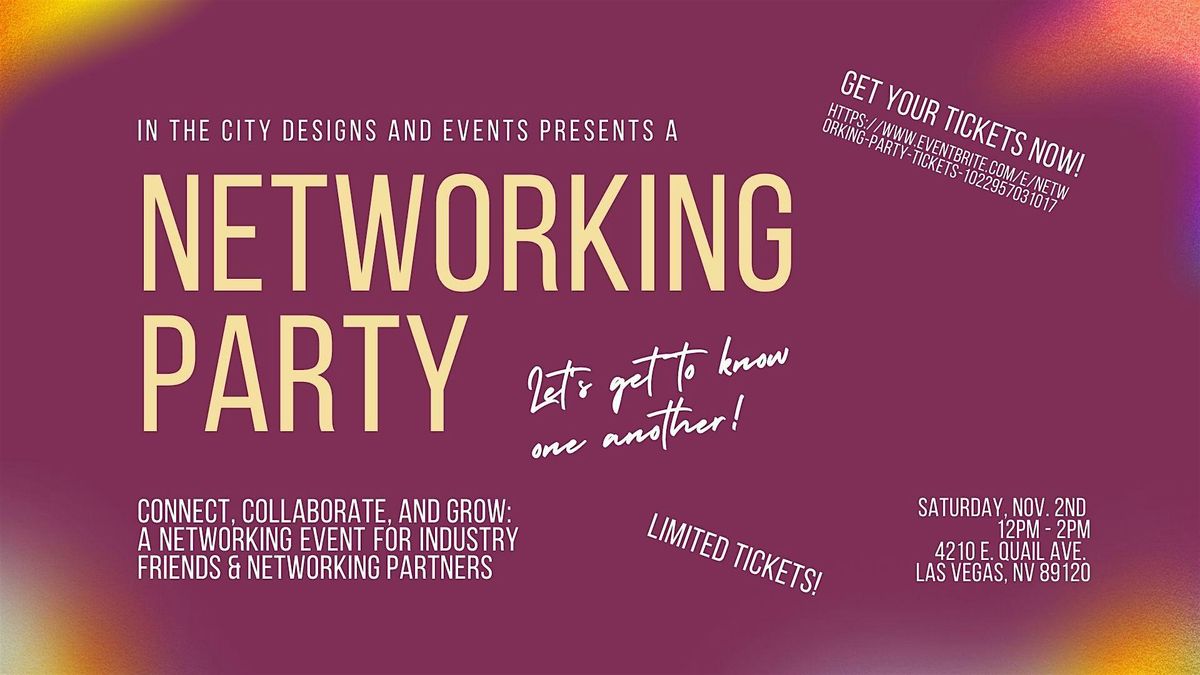 NETWORKING PARTY