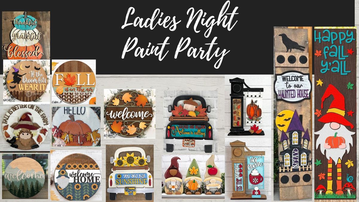 Ladies Paint Night at Vintage Vino, Maple Valley, WA