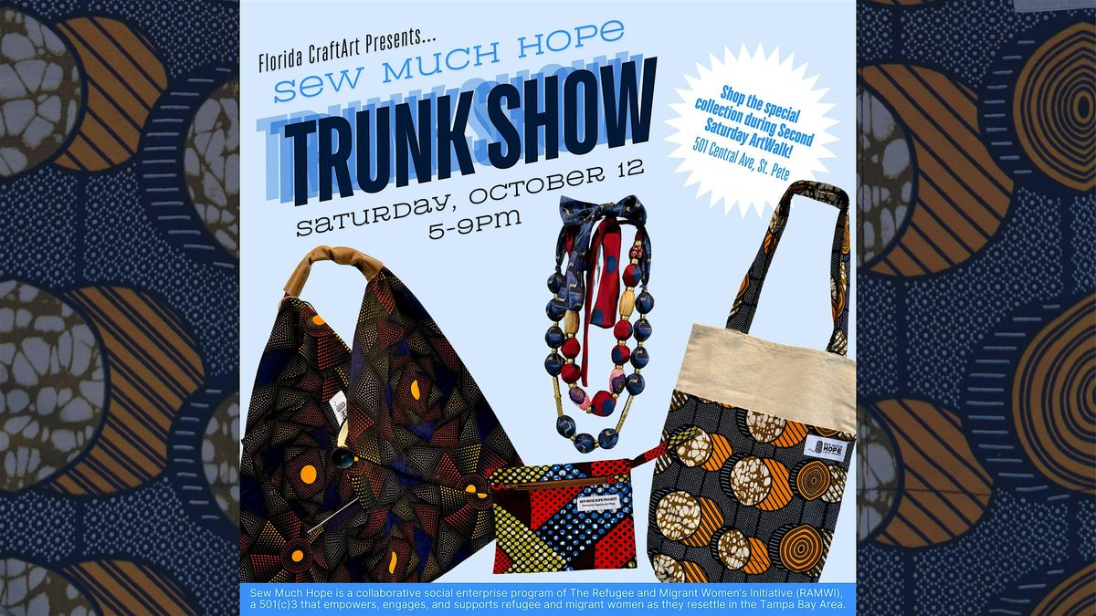 Sew Much Hope Trunk Show during Second Saturday ArtWalk