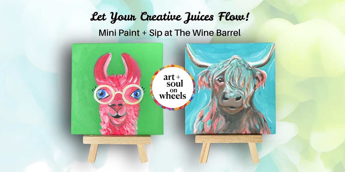 Paint + Sip at The Wine Barrel