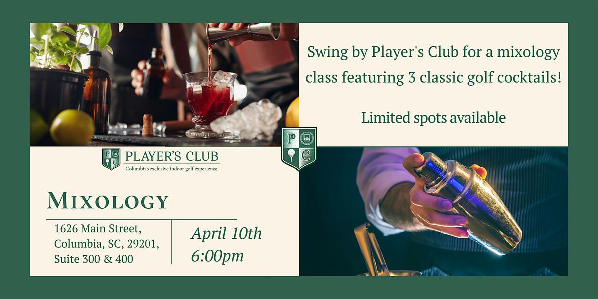 Masters Mixology Class at Player's Club
