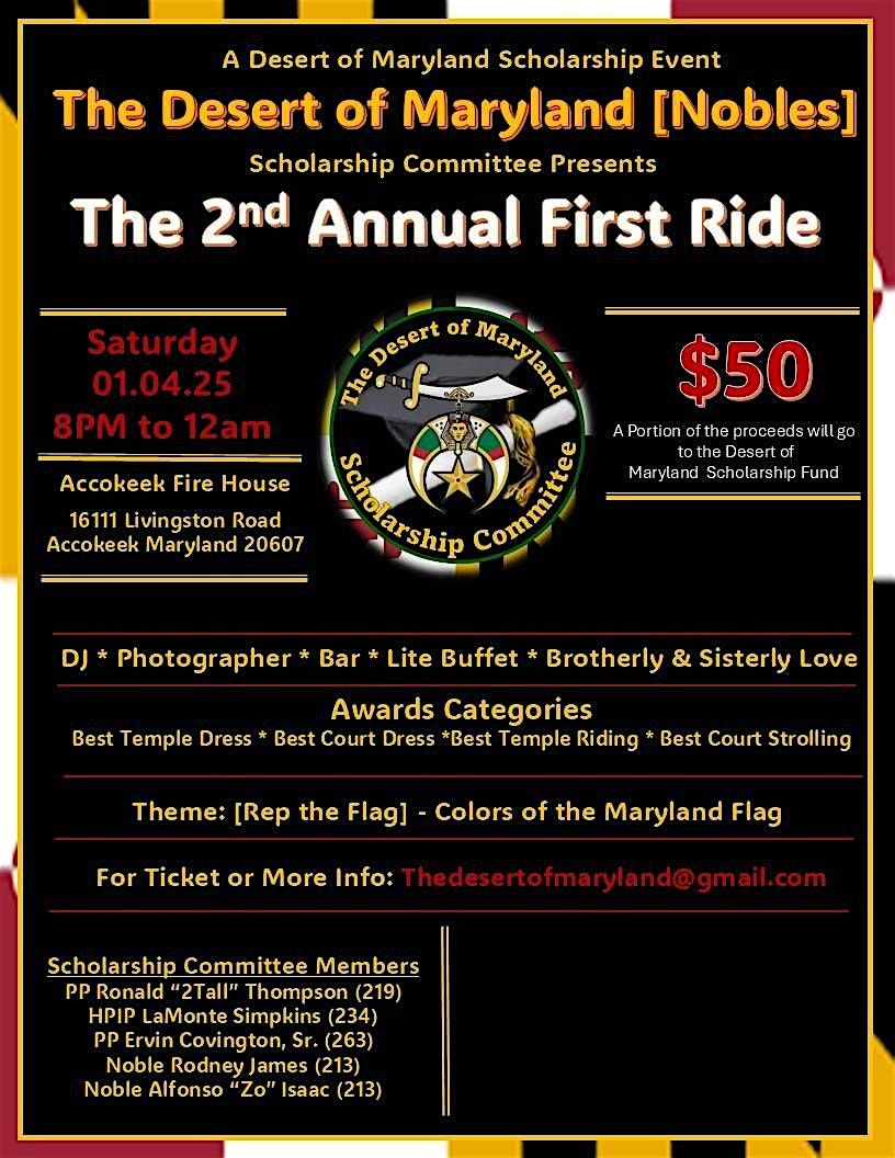 2nd Annual First Ride