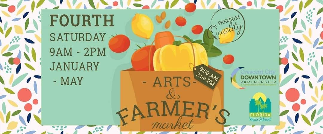 4th Saturday Arts & Farmers Market & CRUISE IN