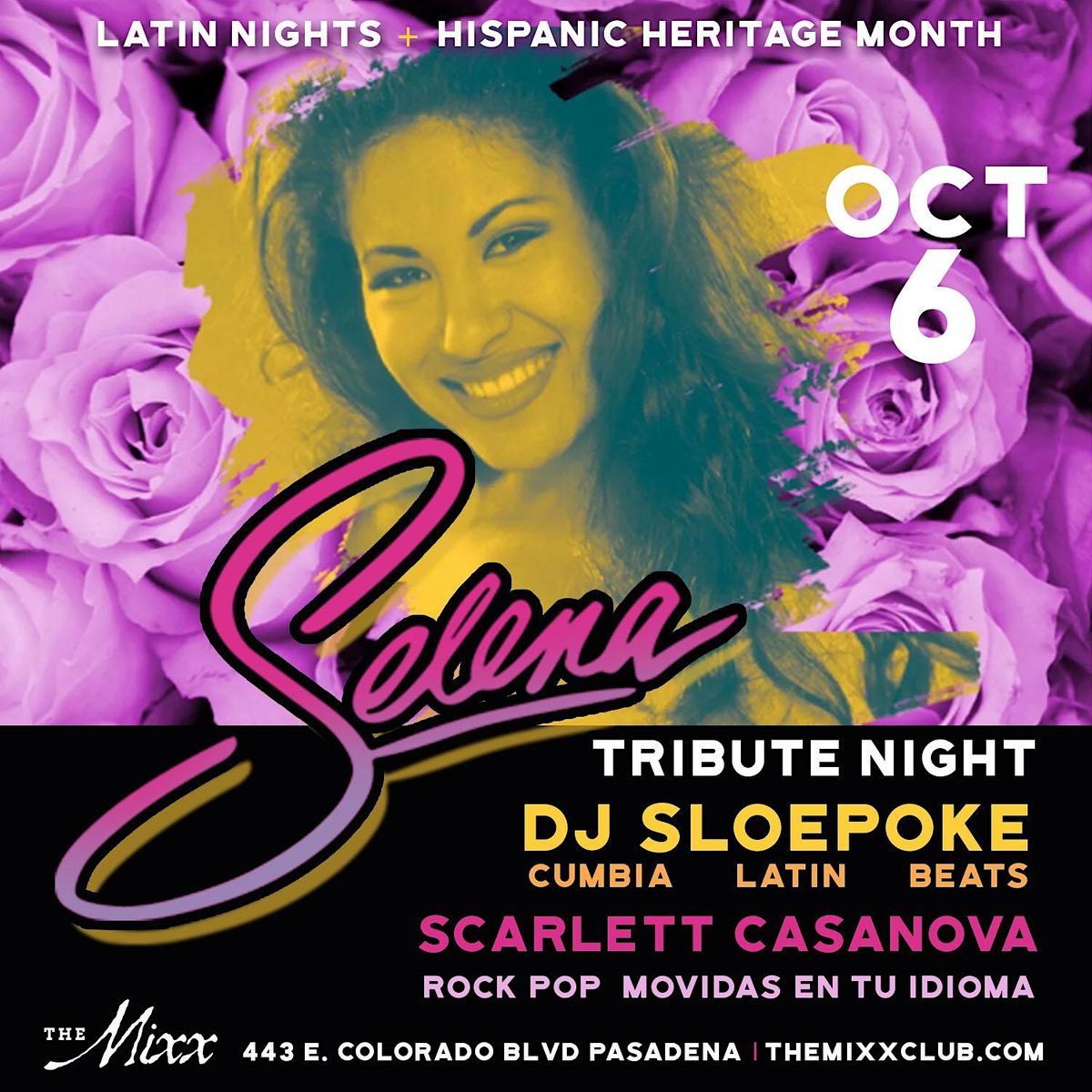 Cumbia Night Tribute to SELENA - HIspanic Heritage Month Celebration