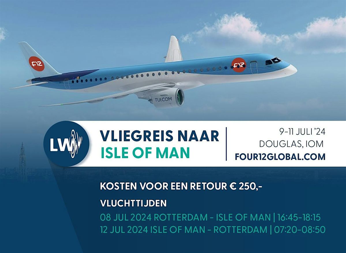 Vliegreis naar Isle of Man Conferentie 2024