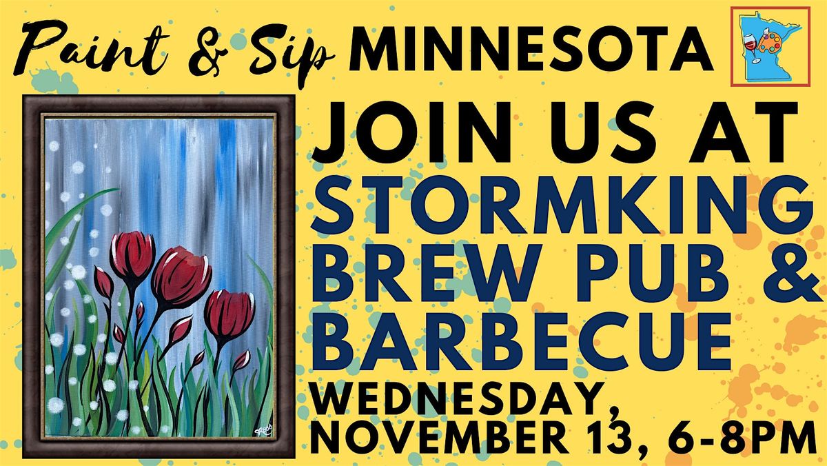 November 13 Paint & Sip at StormKing Brewpub & Barbecue