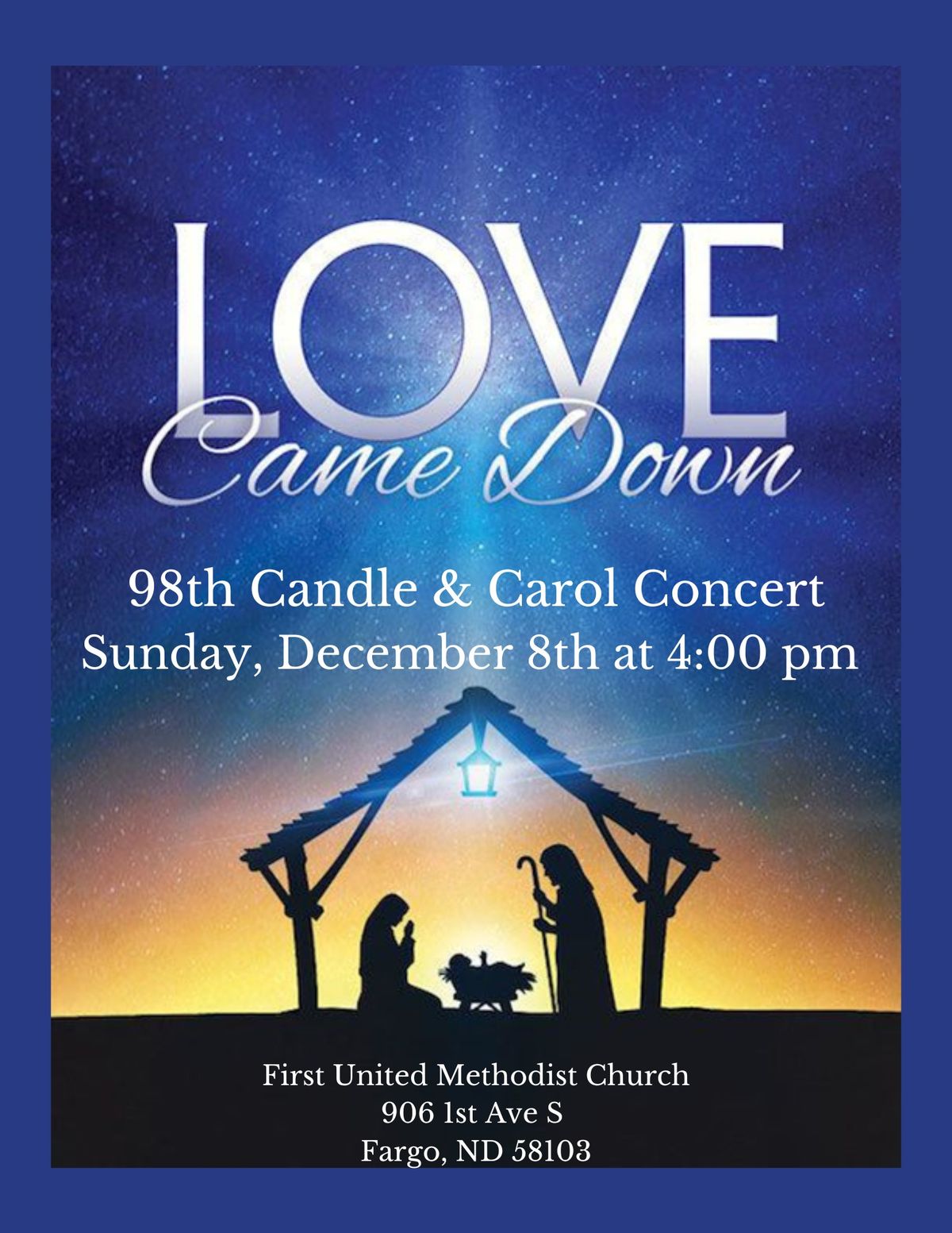 98th Candle and Carol Concert