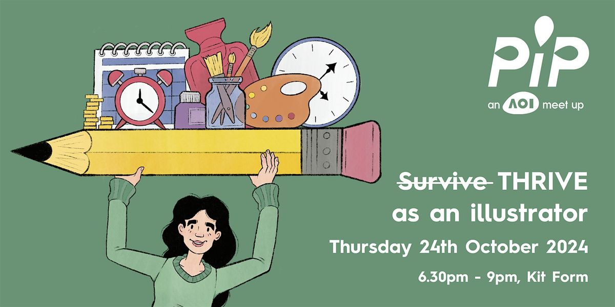 How to Thrive as an Illustrator \/ Bristol illustrator meet-up: Pip