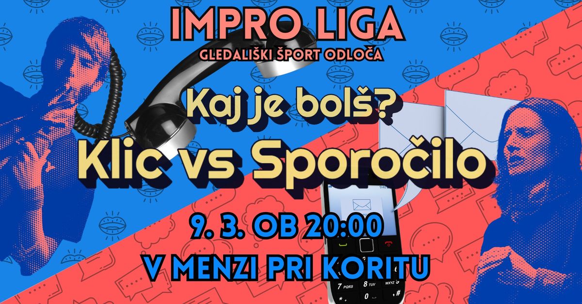 Impro liga: Klic vs Sporo\u010dilo