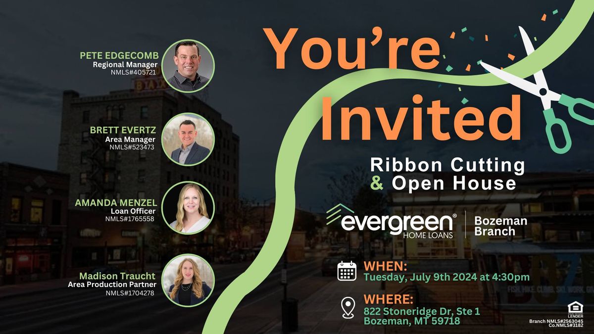 Evergreen Home Loans Ribbon Cutting 