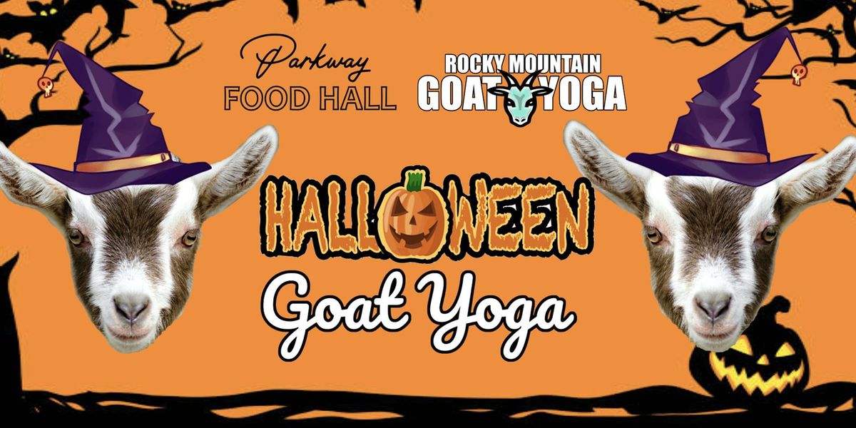 Halloween Goat Yoga - October 19th (PARKWAY FOOD HALL)