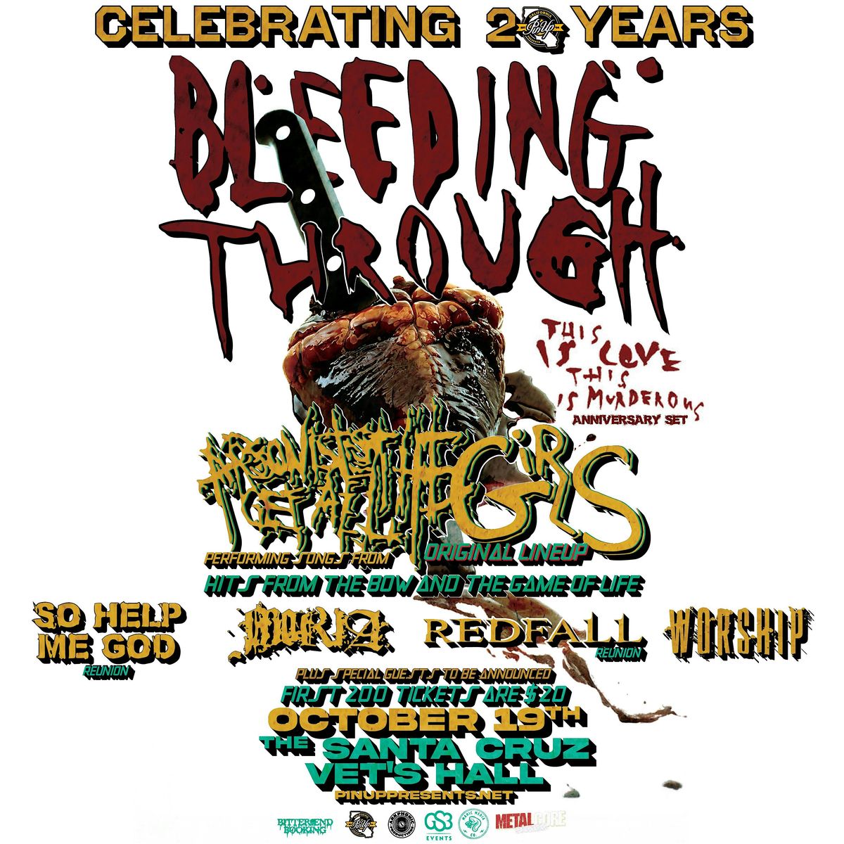 PinUp Presents 20 Year Celebration feat. Bleeding Through & AGATG