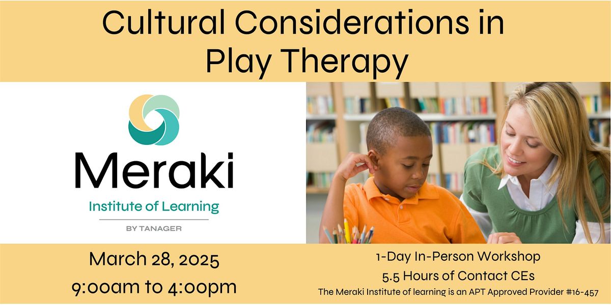 Cultural Considerations in Play Therapy